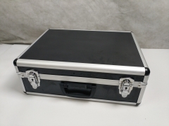 Maletin aluminio/black aluminium storage box with dividers
